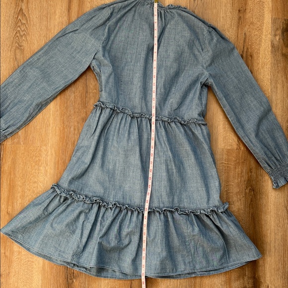Jcrew Stylish Blue Denim Women’s Dress - Picture 11 of 11